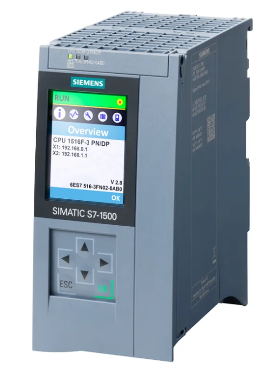 SIEMENS - SIMATIC S7-1500 - CPU 1516F Fail-Safe PLC